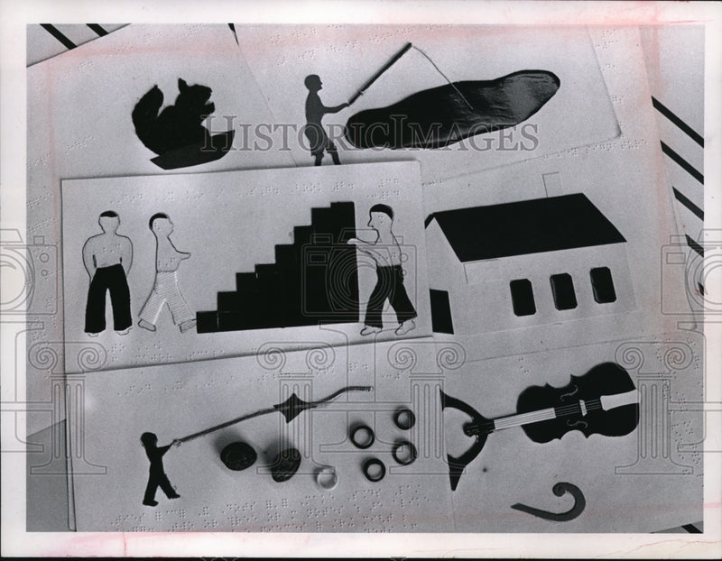 Load image into Gallery viewer, 1965 Press Photo Pages from Braile's music book by Marie Martin
