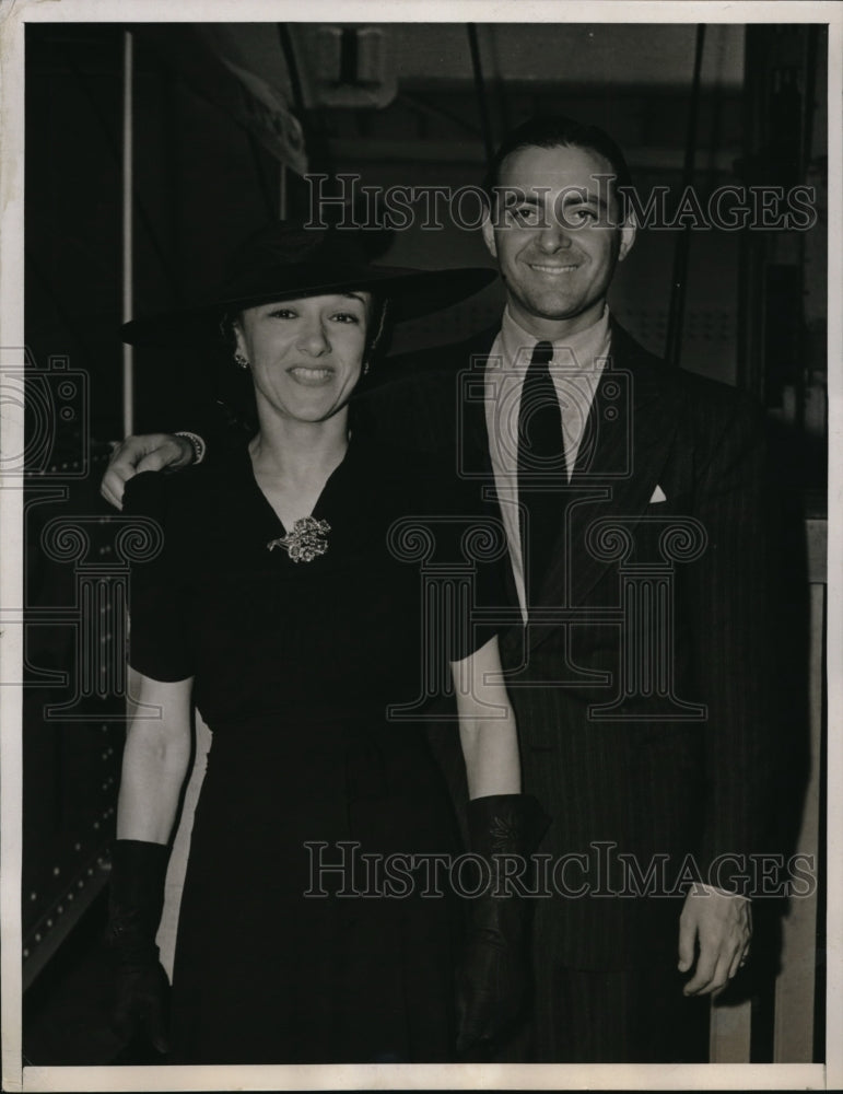 1939 Press Photo Mr. and Mrs. Maurice Lapue, dancers