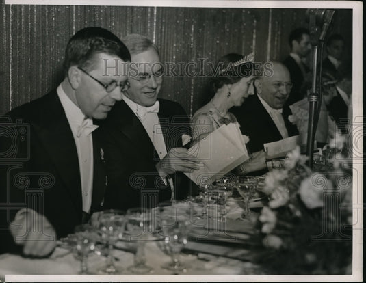 1938 Press Photo Swedish Prince Gustaf Adolf Hugo Anderson & Princess Louise