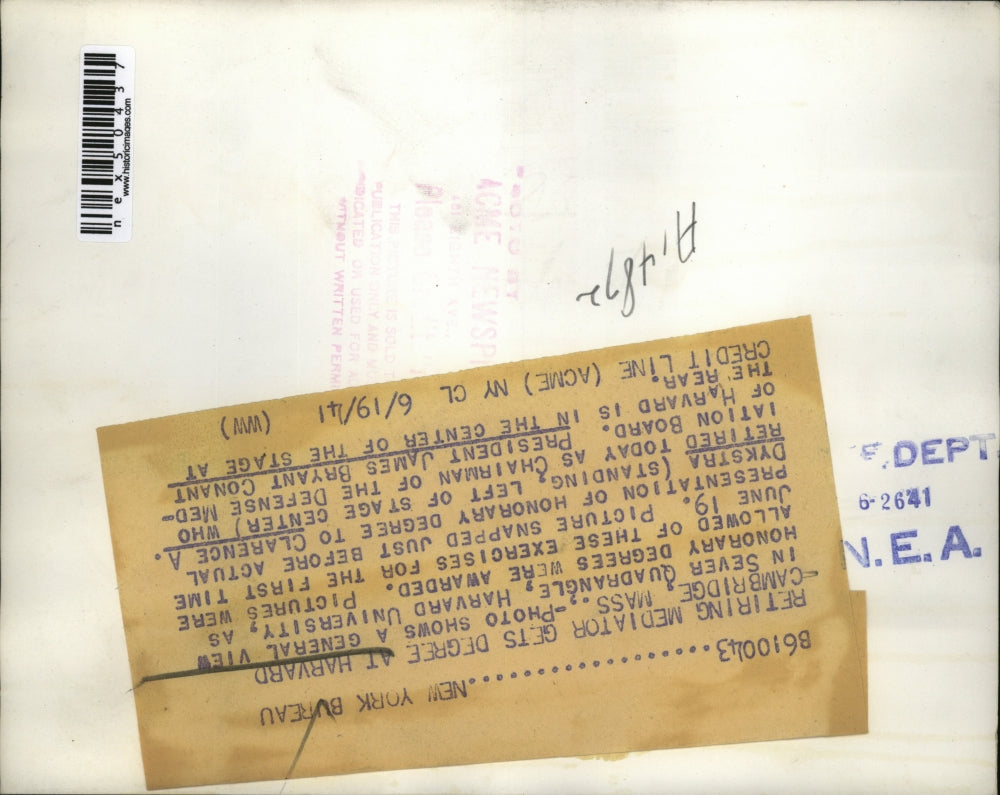 1941 Press Photo General view in Sever Quadrangle, Harvard University