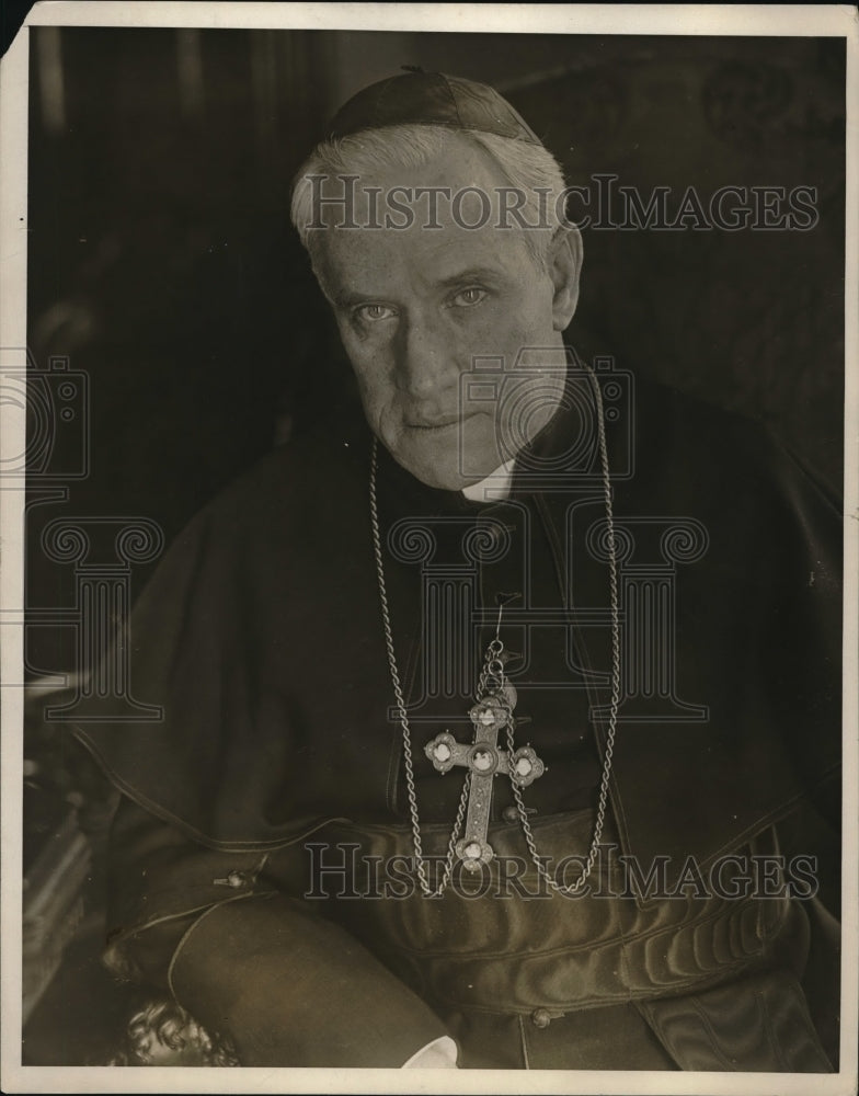1927 Press Photo Cardinal Patrick Hayes of New York