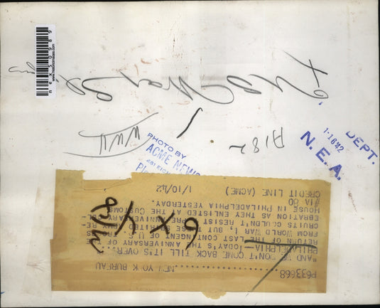 1942 Press Photo Philadelphia Pa 15th anniversary of Us WW I troops home