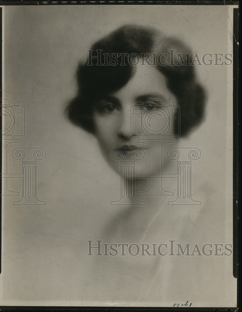 1927 Press Photo Mrs John E Brondels nee Claire Blanette
