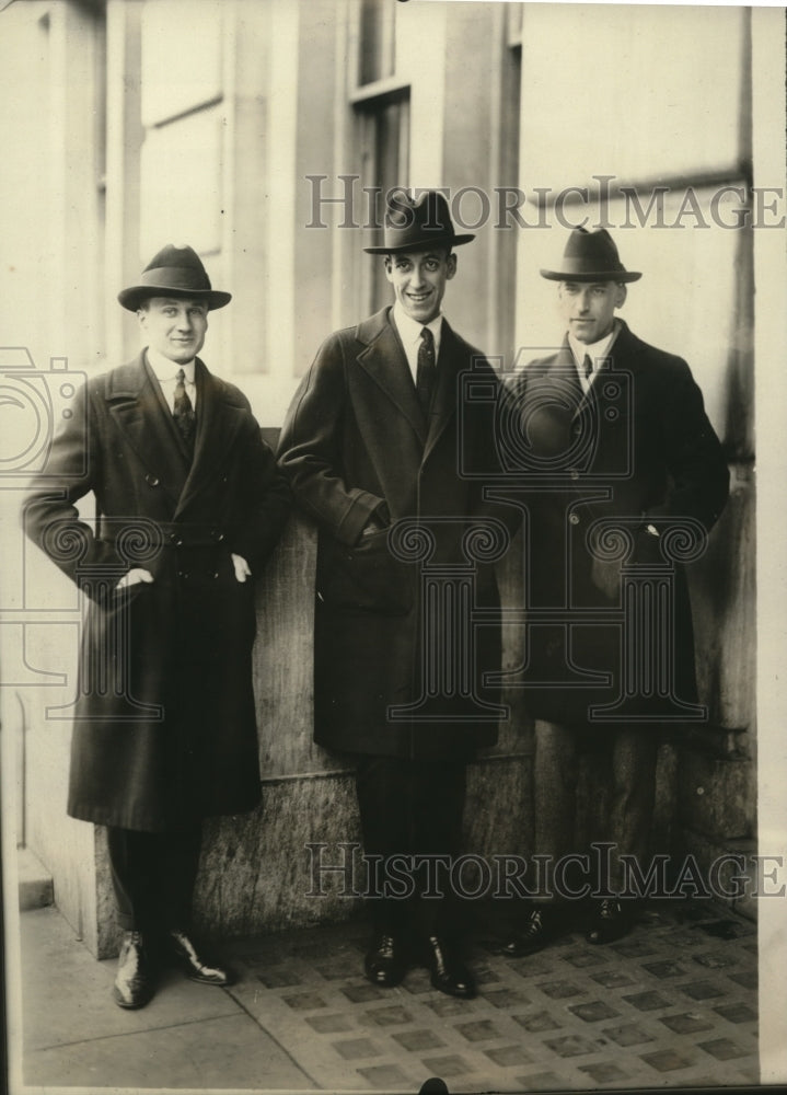 1923 Press Photo Three disabled Ex-servicemen