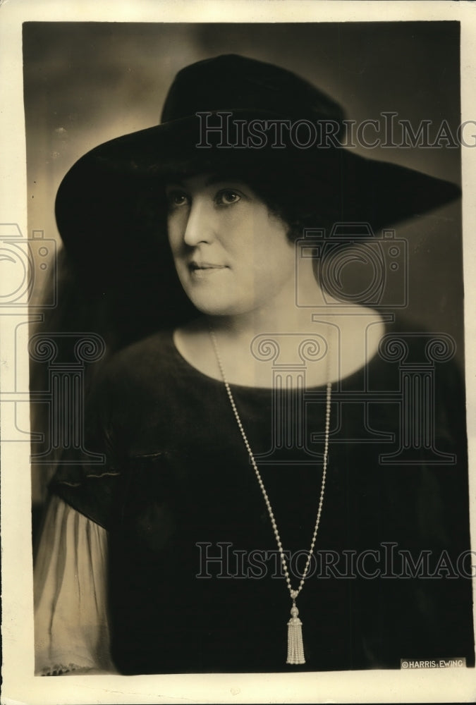 1922 Press Photo Mrs George D Hope of Wash DC decendent of george Washington