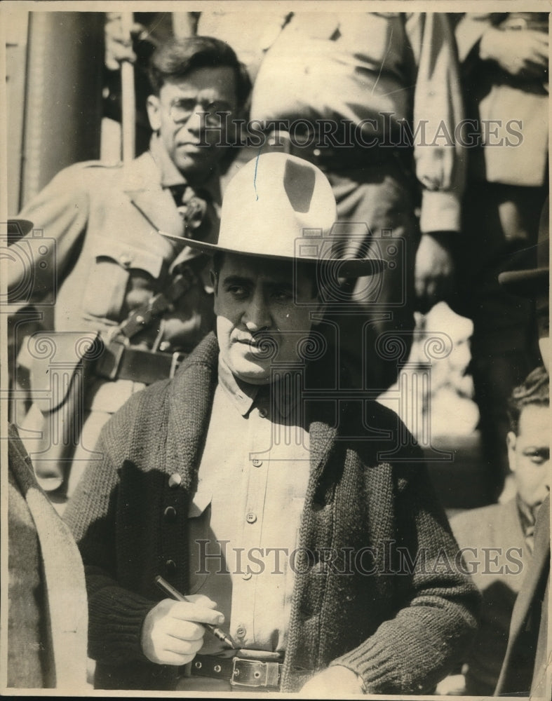 1924 Press Photo Senor Torreblanca private sec of Pres Obregon