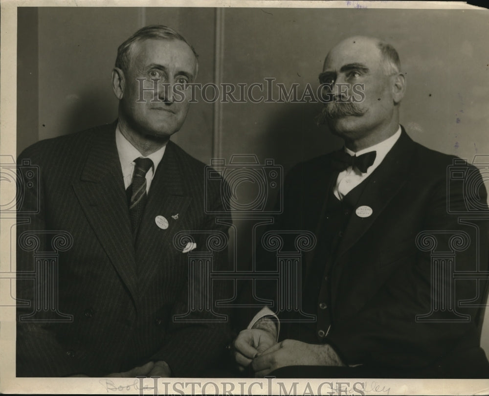 1923 Press Photo John J Booler Natl Assoc of taxi Owners, Al Headley