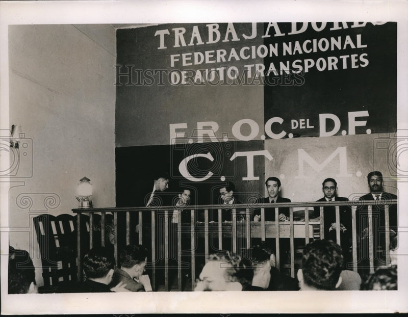 Load image into Gallery viewer, 1936 Press Photo Vincente L Toledano leader of Mexican electric workers
