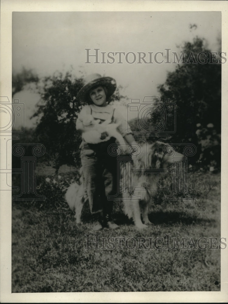 1922 Press Photo Dorothy Oemusbee age 7