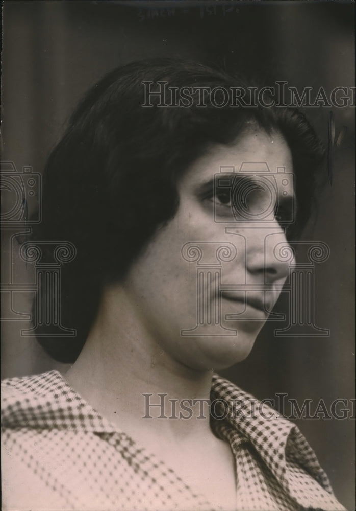 1921 Press Photo Mrs Lena Slavin Burkett boy murder trial