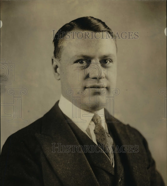 1923 Press Photo Wallace Waite Vice Consul of Paraguay