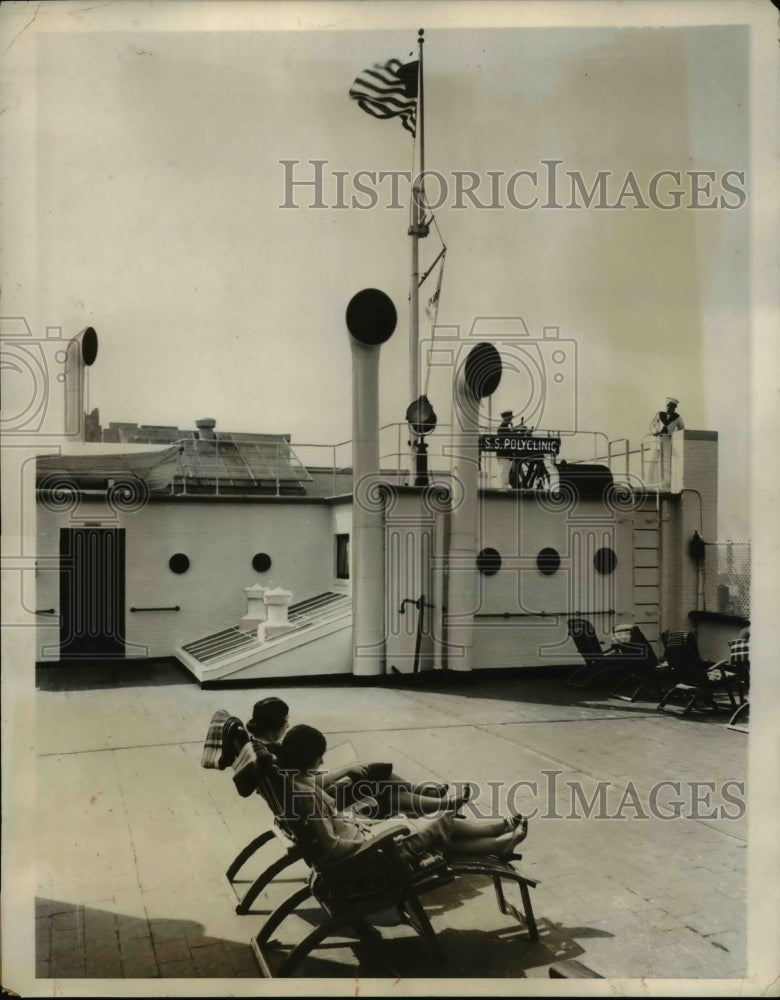 1931 Press Photo The New York Polyclinic Medical School and Hospital