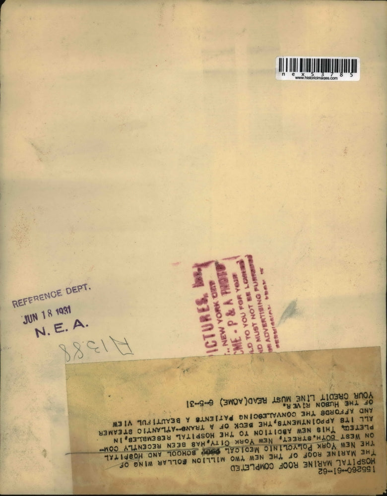 1931 Press Photo The New York Polyclinic Medical School and Hospital