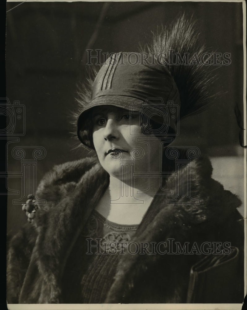 1925 Press Photo Mrs. Margaret Texier, who spanked girl who was w/ husband