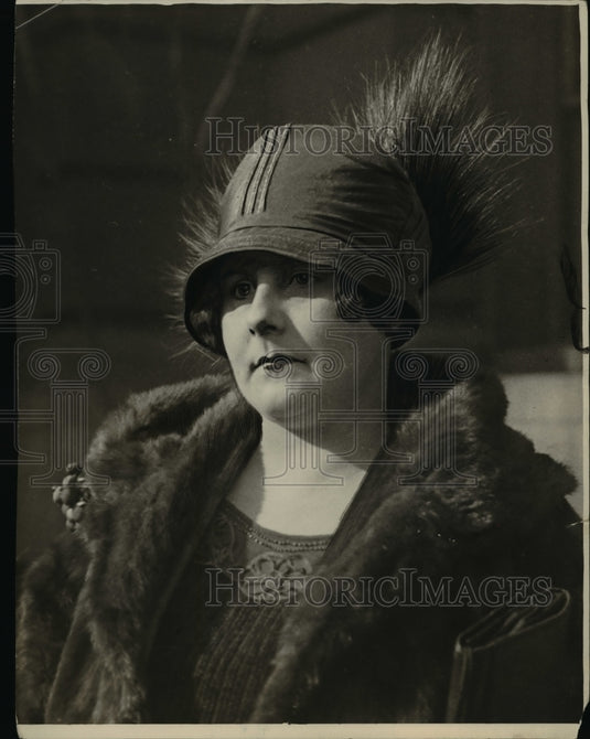 1925 Press Photo Mrs. Margaret Texier, who spanked girl who was w/ husband