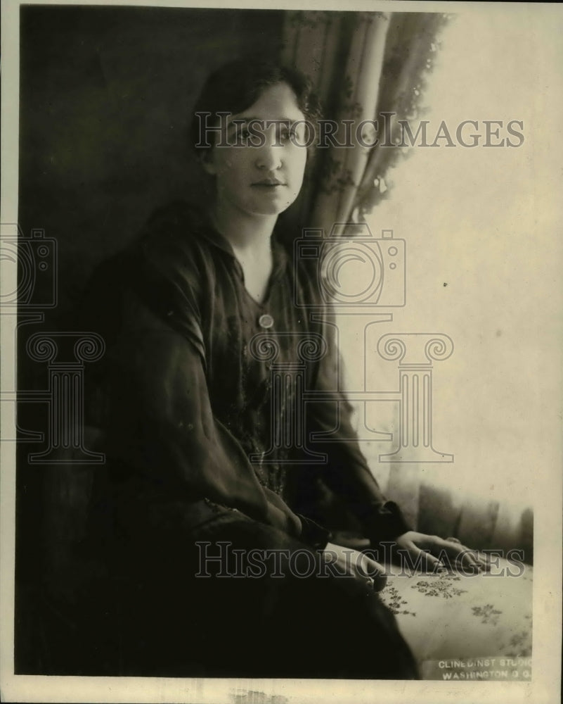 1919 Press Photo Mrs. Lincoln G. Valentine, prominent social leader