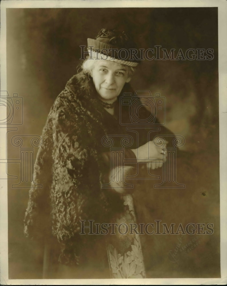 1920 Press Photo Mrs J H Kaufman of Chicago
