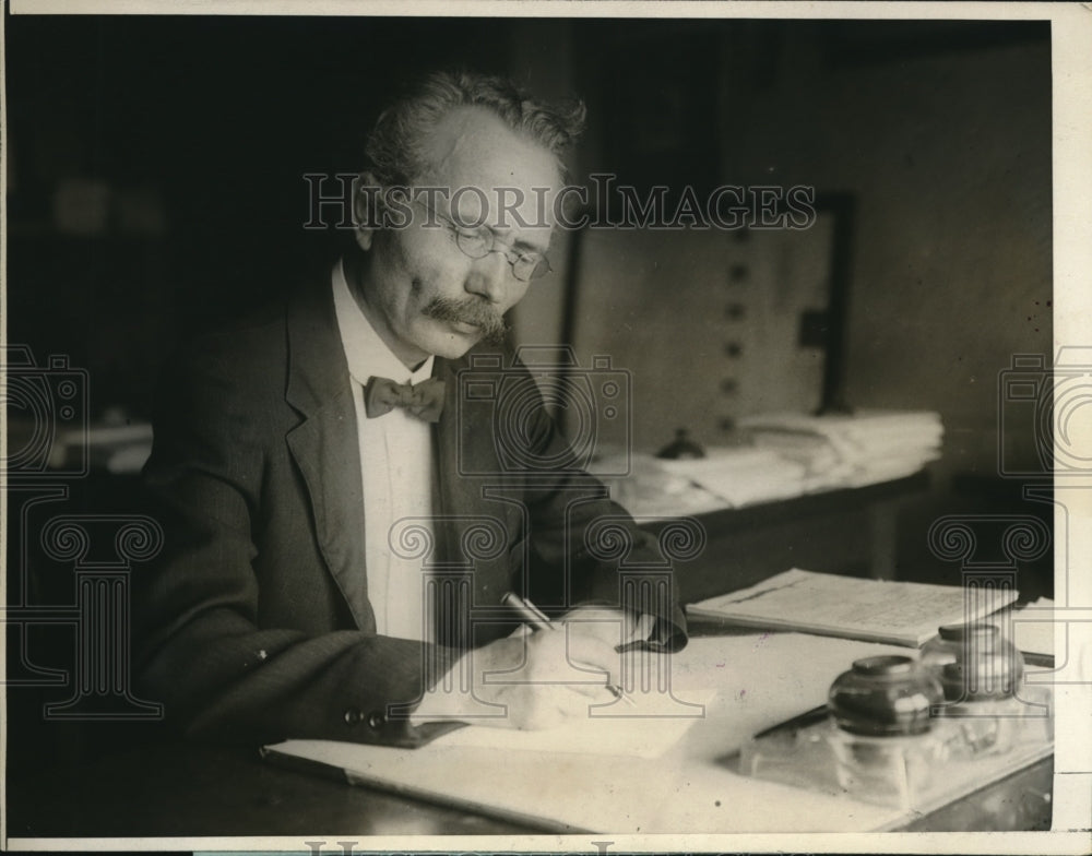 1924 Press Photo Joseph Kral translator in Wash DC speaks 20 languages