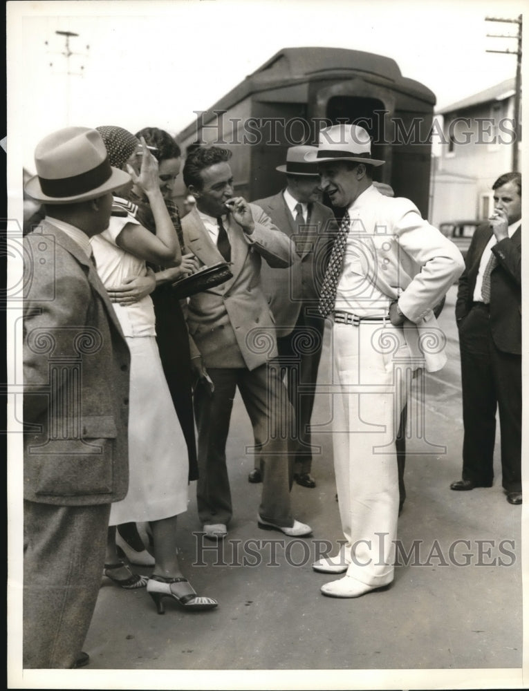 1936 Press Photo Miami Florida, Attorney General David Wilentz return for