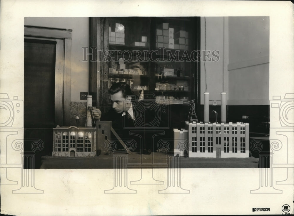 1931 Press Photo SP Sashoff Westinghouse research engineer