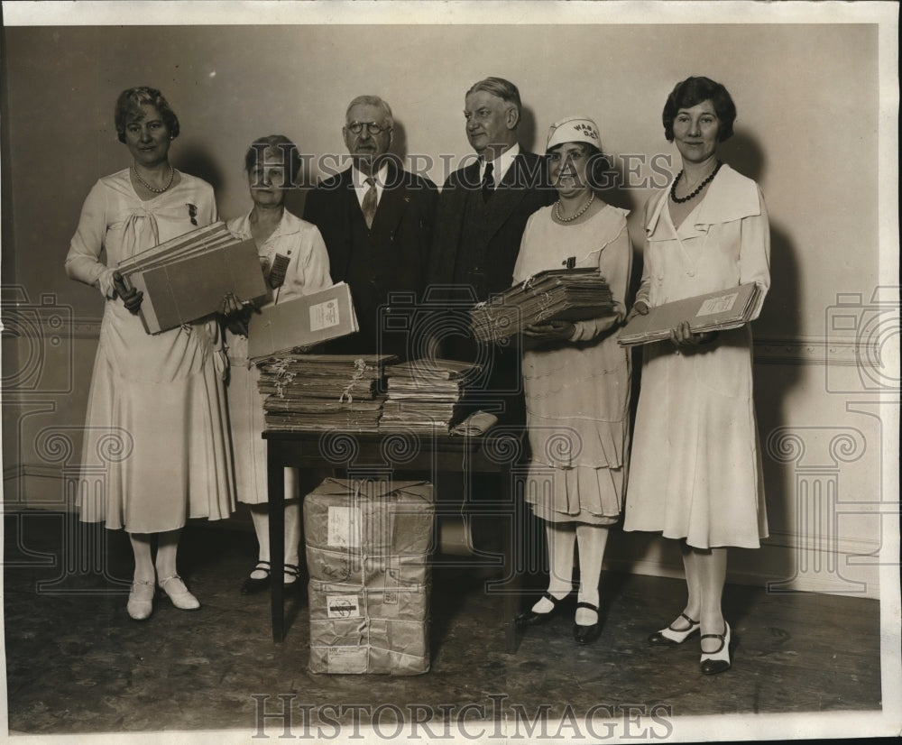 1930 Press Photo DC Mrs WH Wagner, Mrs GL Palmer, I Joyse,H Buff,