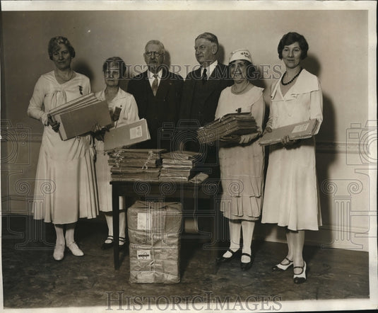 1930 Press Photo DC Mrs WH Wagner, Mrs GL Palmer, I Joyse,H Buff,