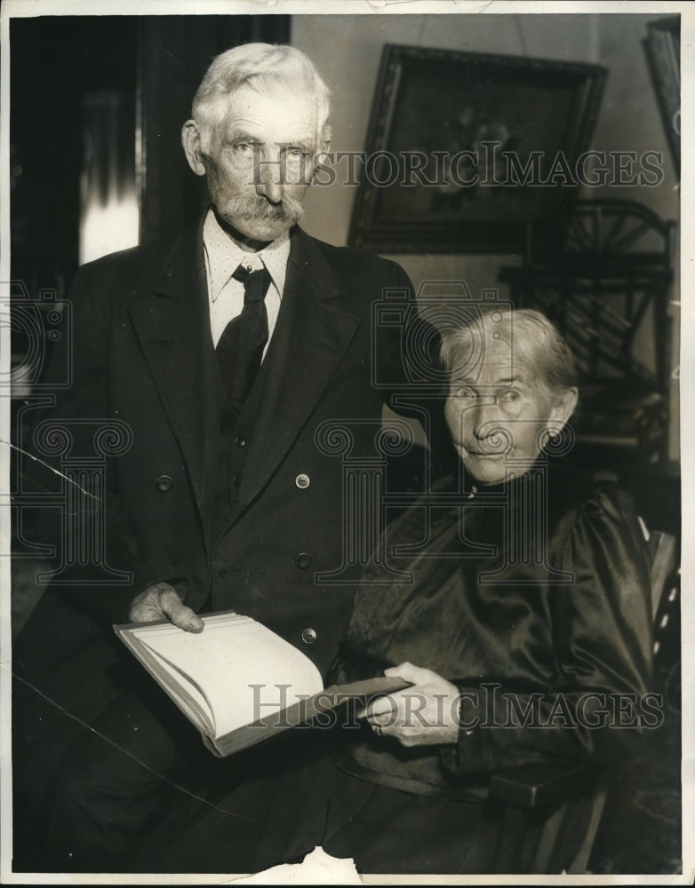 1931 Press Photo Mr and Mrs John J McDonnell Golden Anniversary California