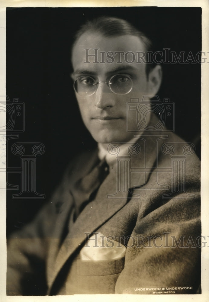 1927 Press Photo Luciano Mascia, United States Italian Embassy Secretary