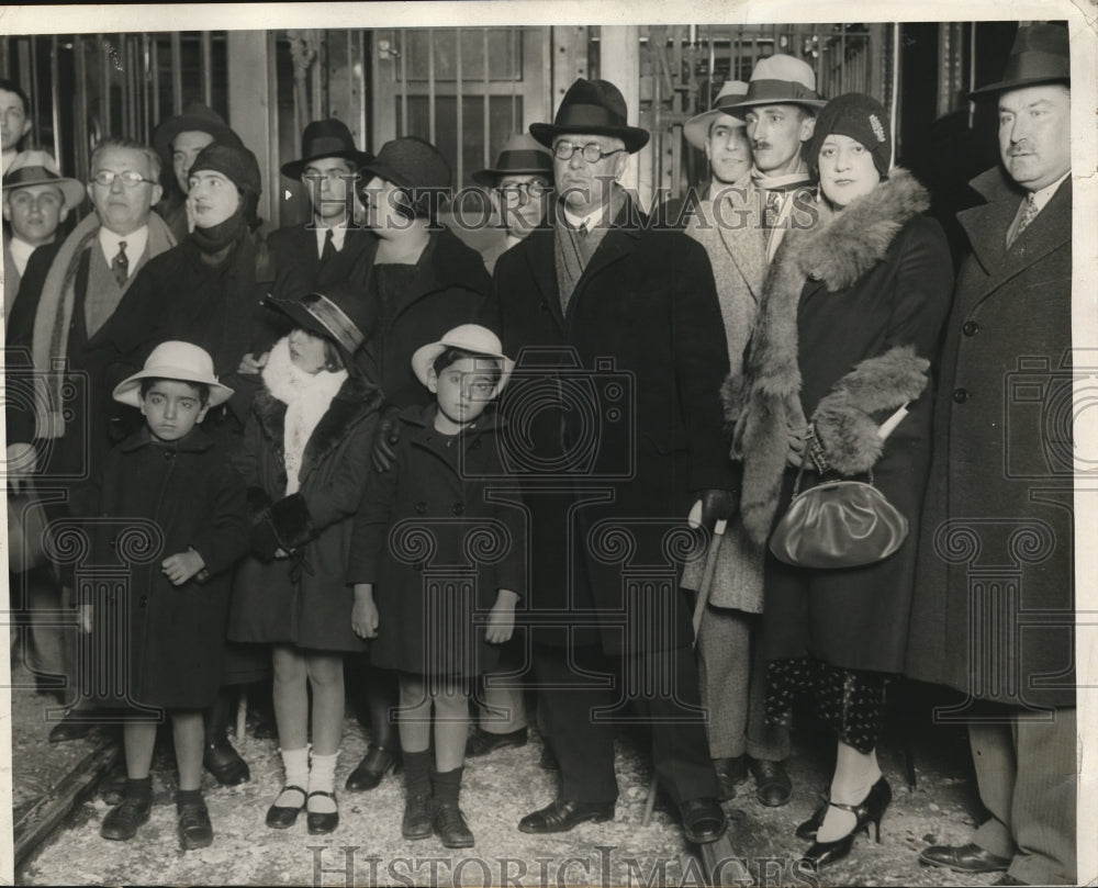 1929 Press Photo Gen. Rubios Party at the Union Station