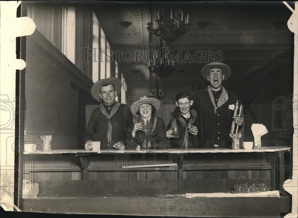 1923 Press Photo Texas Delegation of American Legion