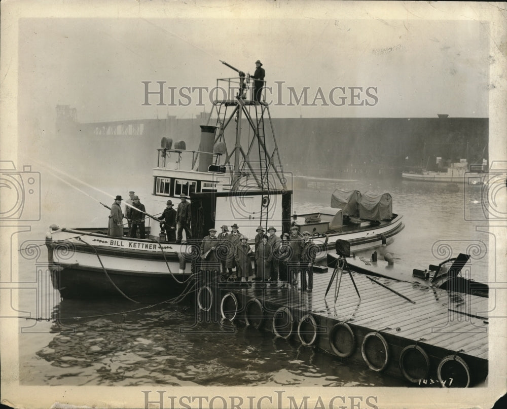 1923 Press Photo Boat used in film Your Friend & Mine at dock