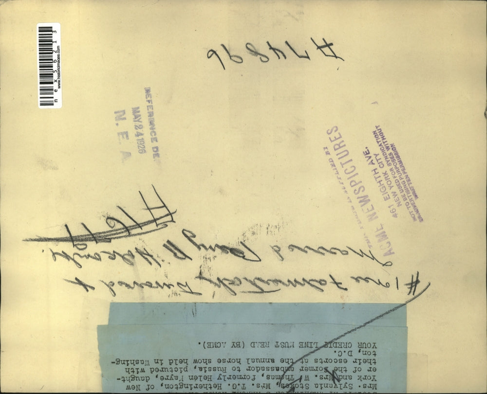 1926 Press Photo Mrs Sylvania Stokes Mrs T G Hetherington and Mrs W Thomas