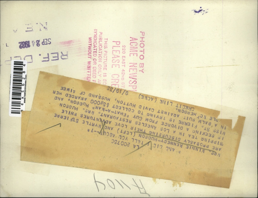 1932 Press Photo Mrs Minnie Kennedy-Hudson & Myrtle St Pierre in LA Calif