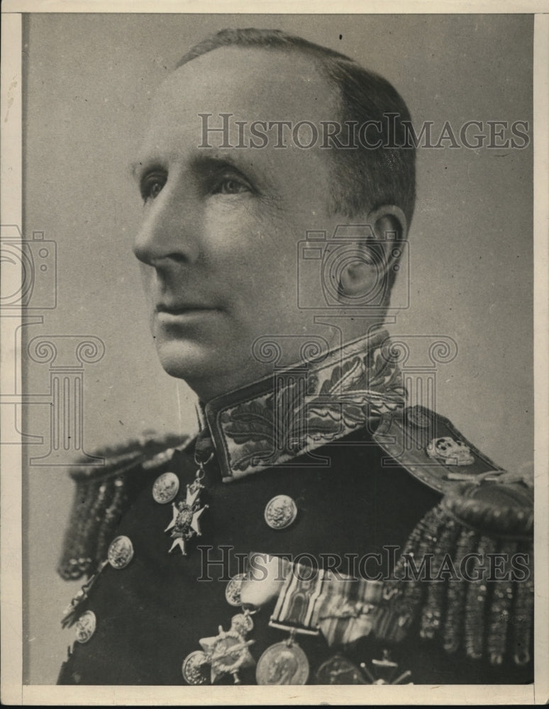 1926 Press Photo Rear Admiral BS Thessiger Portsmouth dockyard supt