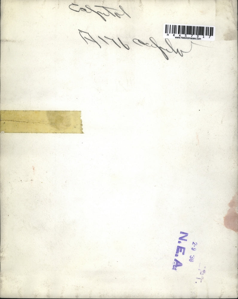 1938 Press Photo Washington Dc White House