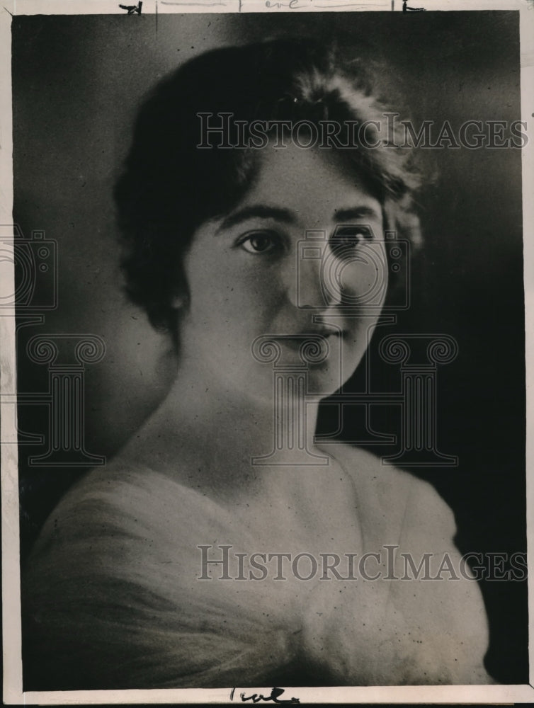 1926 Press Photo Alberta Hall chuerch soloist in San Jose Calif