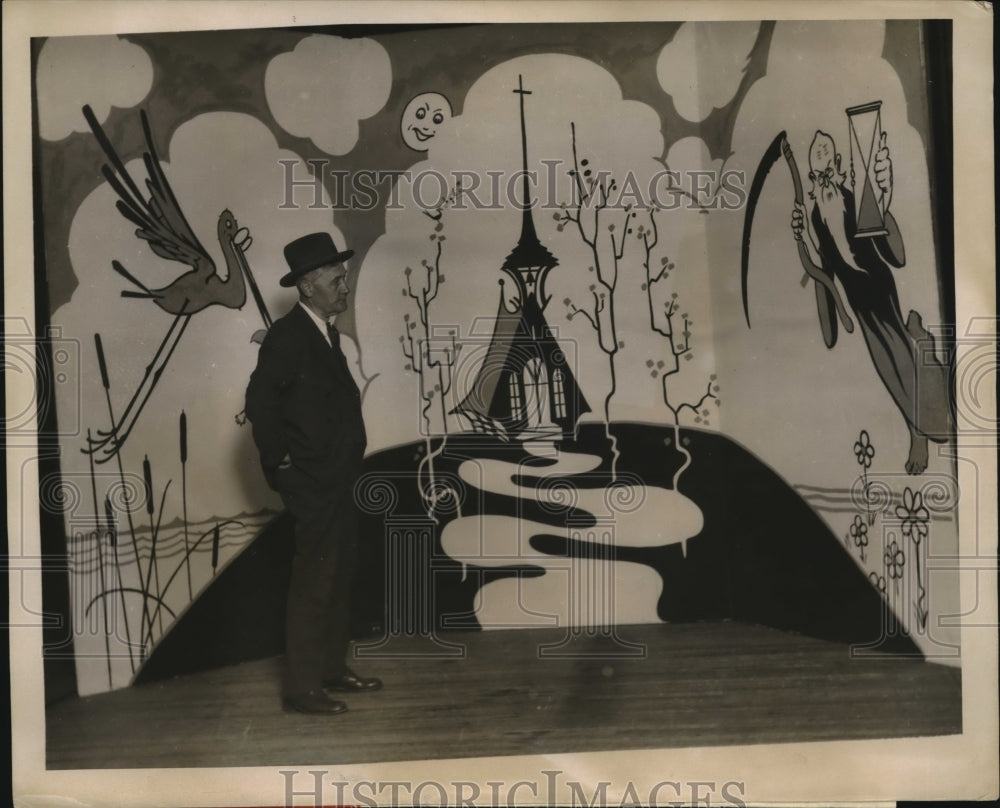 1926 Press Photo Fantastic stage scenery of the future - nex58310
