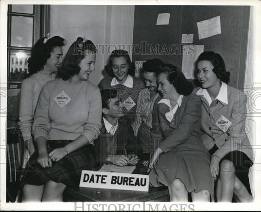 1941 Press Photo Berkeley Calif Univ of Cal Frank Fenley, PAt Berstein
