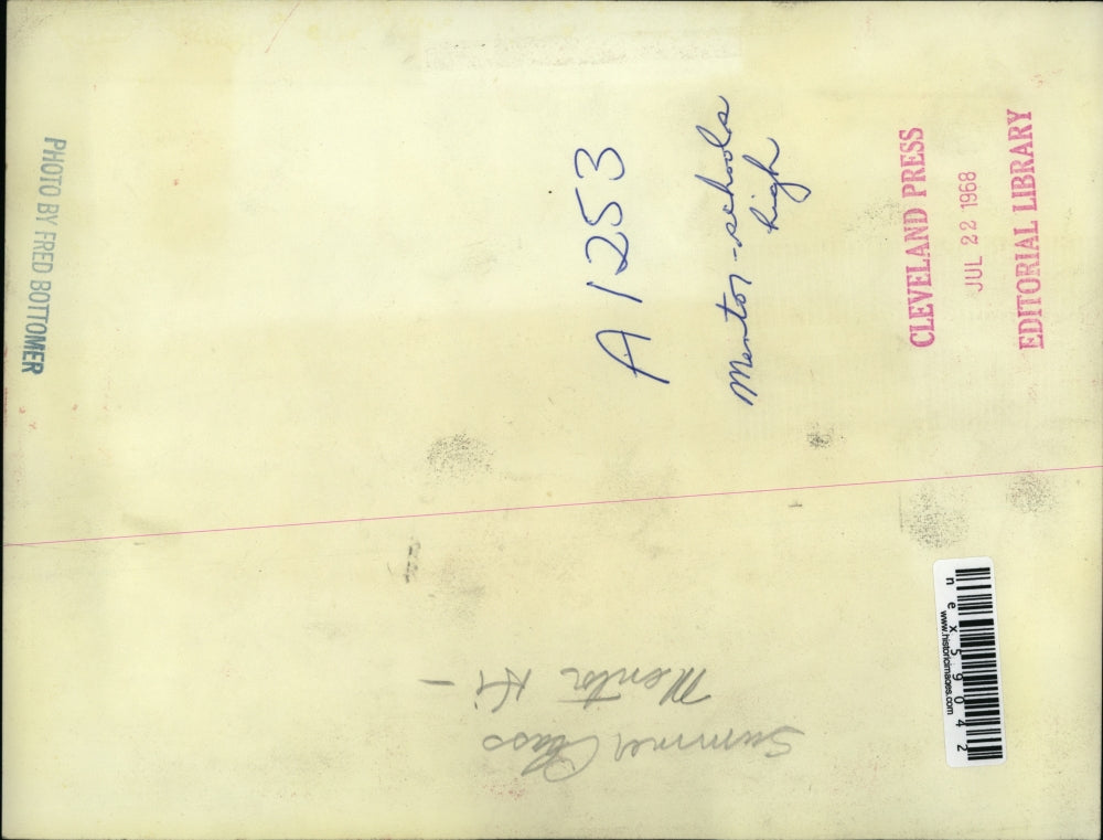 1968 Press Photo Summer class at Mentor HS in Cleveland Ohio