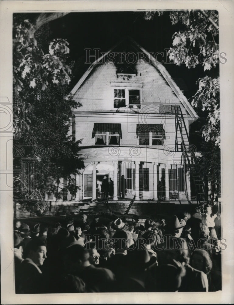 1939 Press Photo Fire destroyed the home of Air Attache of the British Embassy