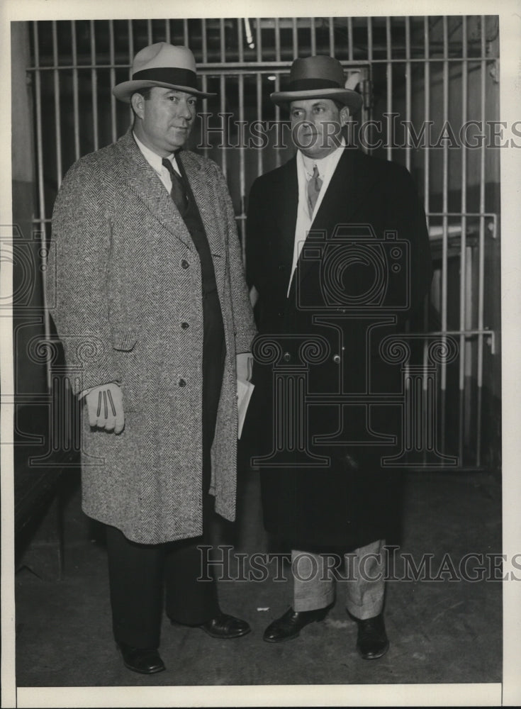 1931 Press Photo Armour L Phillips Arrested for D J O Brien Assault Tom Taylor
