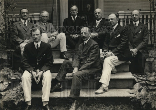 1921 Press Photo Williams College Mass LS Rowe, NH Davis,Prof Taissig