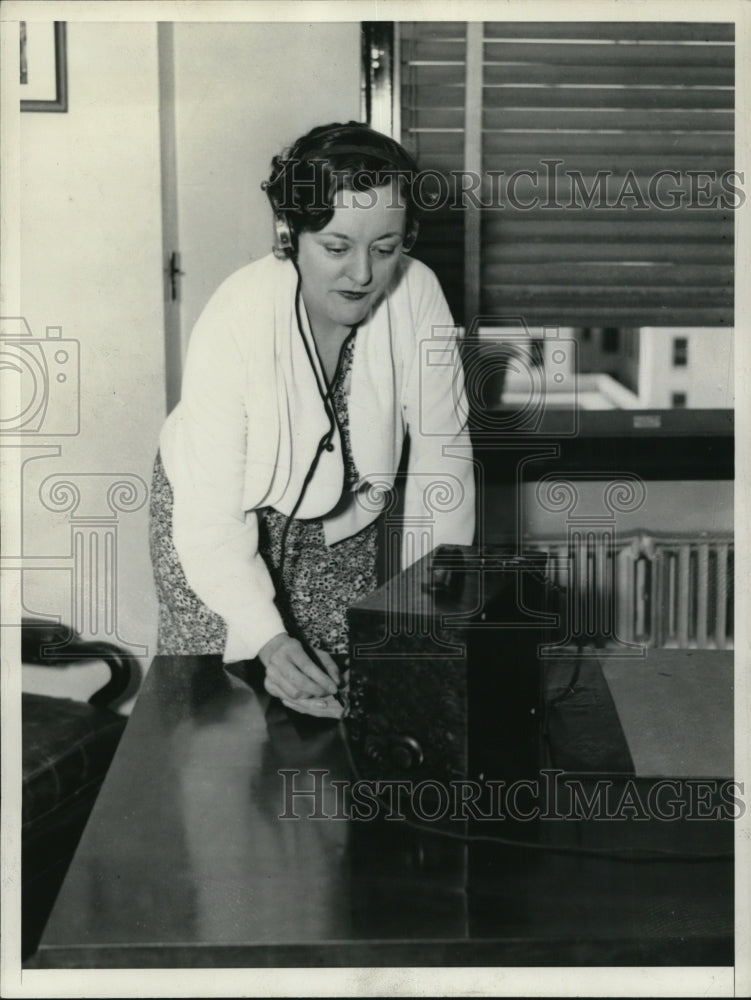 1935 Press Photo Marion Smith, convent educated, Miami women