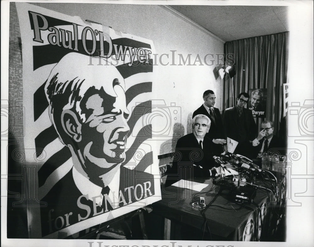 1969 Press Photo NYC Paul O'Dwyer seeks nomination to Senate seat