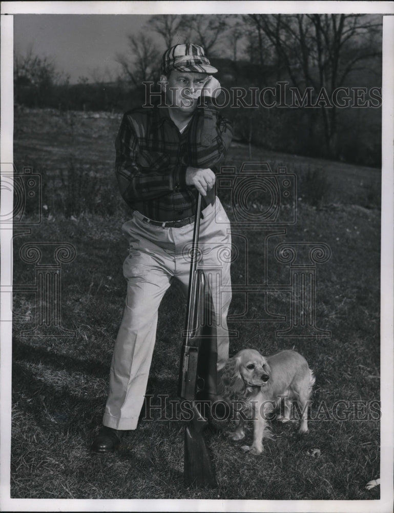 1957 Press Photo Covington Kentucky, teaching on unsafe practices with guns
