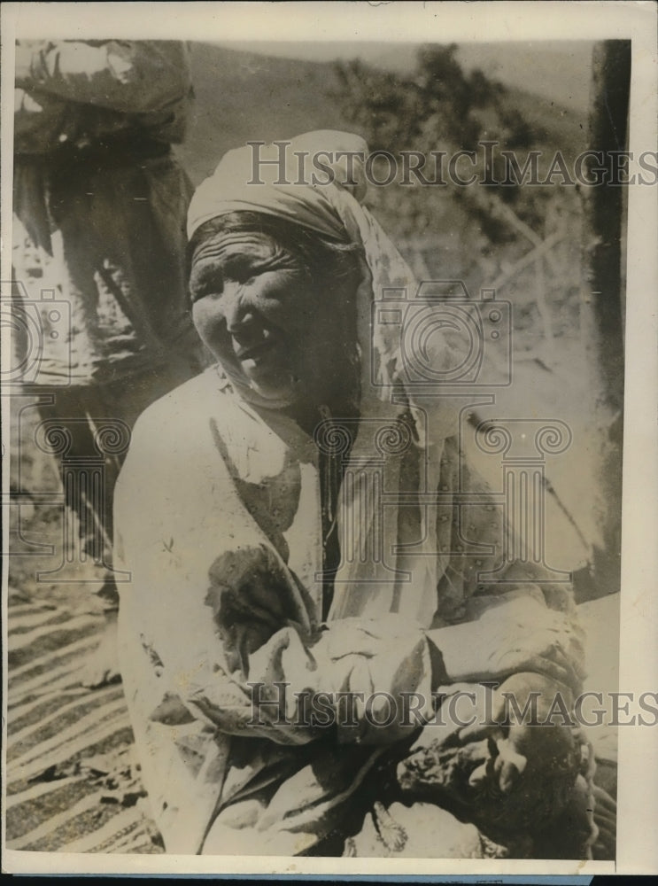 1927 Press Photo oldest women in Tanna Tuwa Republic