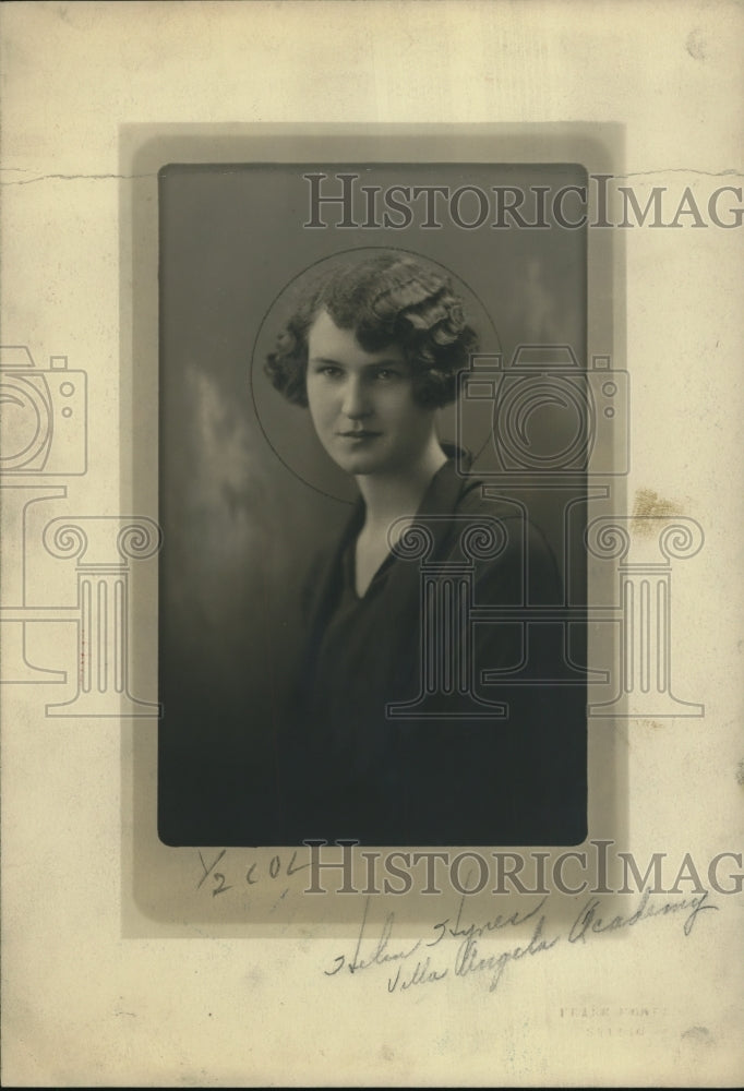 1926 Press Photo Miss Helen Hynes Portrait