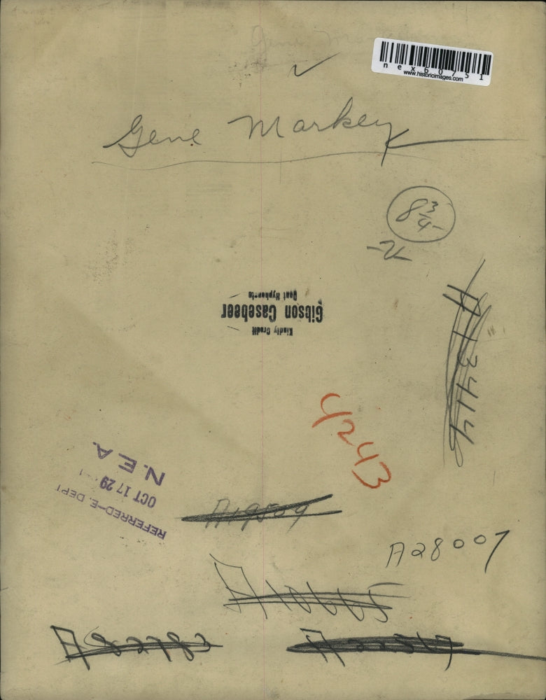 1929 Press Photo Gene Markey Portrait - nex60751