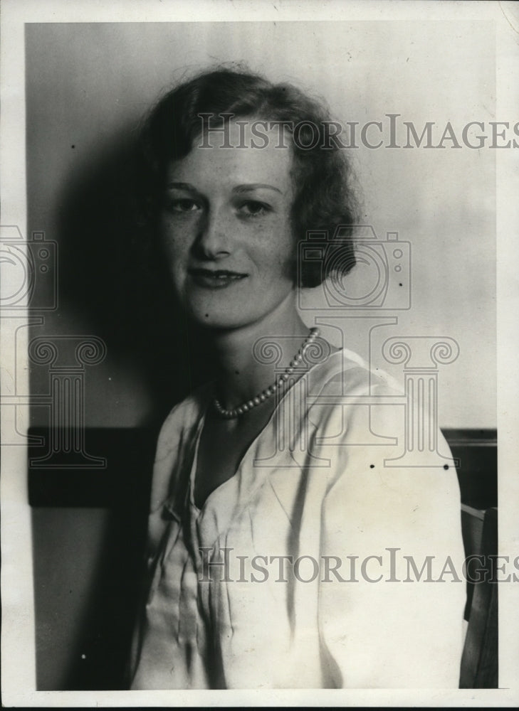1930 Press Photo Katherine A Perry Her Man contest in Wash DC