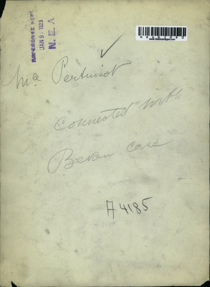 1923 Press Photo Miss {ertuisot in connection with Beran case